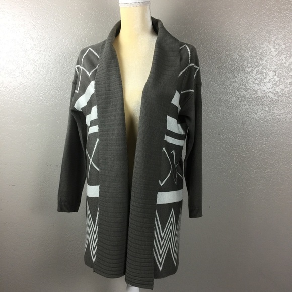 Ya Los Angeles Tribal Kimono Open Long Cardigan - Picture 8 of 8